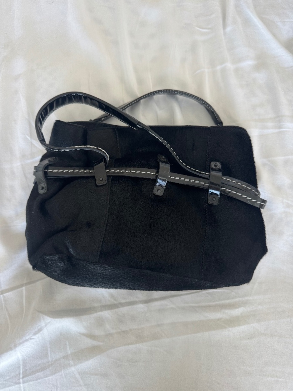 hogan black purse